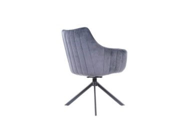 Kėdė Signal Azalia Velvet Bluvel 14 pilkos spalvos