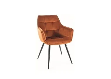 Kėdė Signal Lilia Velvet Bluvel 4215 cinamono spalvos