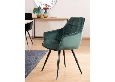 Kėdė Signal Lilia Velvet Bluvel 78 žalios spalvos