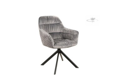 Kėdė Signal Astoria Velvet Bluvel 14 pilkos spalvos