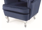 Fotelis Signal Lily Velvet bluvel 86 mėlynos spalvos
