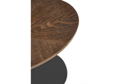 DELPHI coffee table walnut  black7