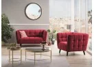 Fotelis Signal Castello 1 velvet Bluvel 59 bordo spalvos