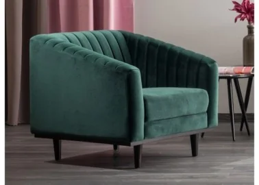 Fotelis Signal Asprey 1 Velvet bluvel 78 žalios spalvos