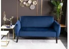 Dvivietė sofa Signal Elsa Velvet Bluvel 86 mėlynos spalvos