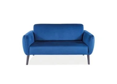 Dvivietė sofa Signal Elsa Velvet Bluvel 86 mėlynos spalvos