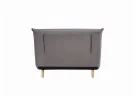 Išskleidžiamas fotelis Signal Velvet Spike Tap.139 pilkos spalvos