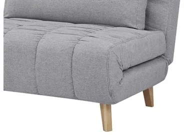 Išskleidžiamas fotelis Signal Billy Velvet Tap.137 pilkos spalvos