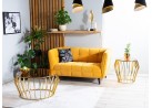 Dvivietė sofa Signal Castello 2 velvet Bluvel 68 garstyčių spalvos