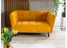 Dvivietė sofa Signal Castello 2 velvet Bluvel 68 garstyčių spalvos