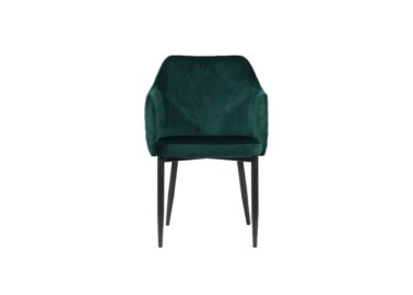 Kėdė Signal Astor Velvet žalia su juodom kojom