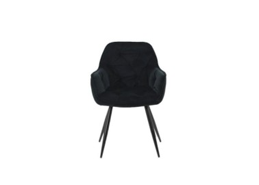 Kėdė Signal Cherry Velvet bluvel 19 juodos spalvos