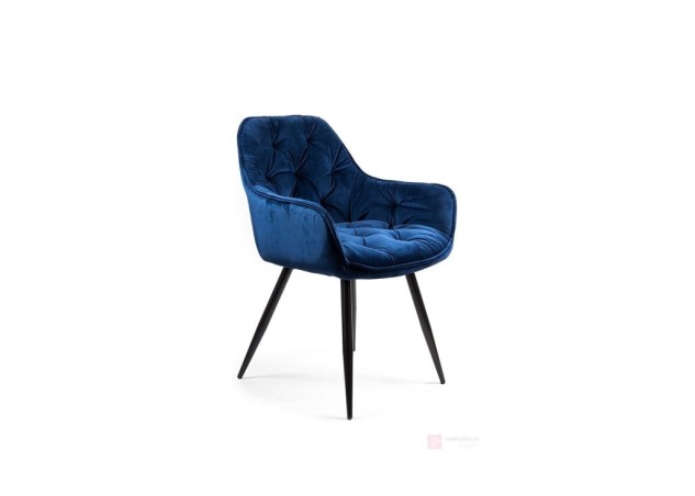 Kėdė Signal Cherry Velvet bluvel 86 mėlynos spalvos