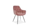 Kėdė Signal Cherry Velvet bluvel 52 rožinės spalvos