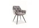 Kėdė Signal Cherry Velvet bluvel 14 pilkos spalvos