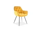 Kėdė Signal Cherry Velvet bluvel 68 garstyčių spalvos