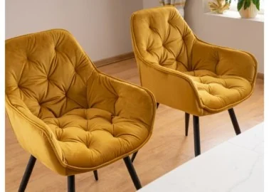 Kėdė Signal Cherry Velvet bluvel 68 garstyčių spalvos
