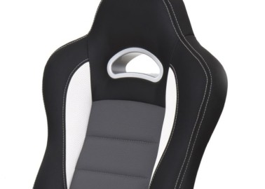 Biuro kėdė Halmar Lotus juodos, pilkos ir baltos spalvos