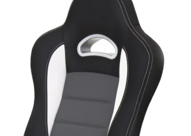 Biuro kėdė Halmar Lotus juodos, pilkos ir baltos spalvos