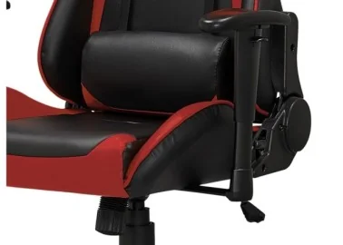 Biuro kėdė Halmar Defender juodos ir raudonos spalvos