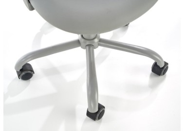 Kėdė su ratukais Halmar Pure pilkos spalvos