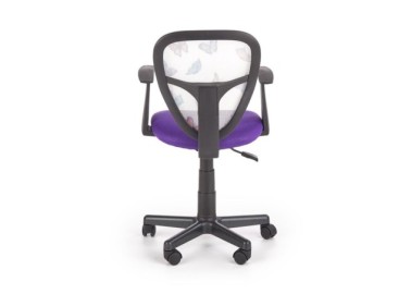 Vaikiška kėdė su ratukais Halmar Spiker violetinės spalvos