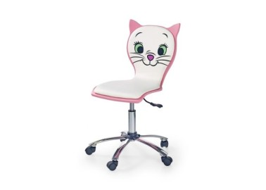 Vaikiška kėdė su ratukais Halmar Kitty2 rožinės spalvos