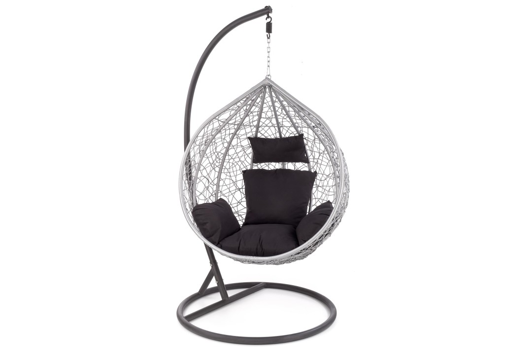 EGGY garden chair black  grey0