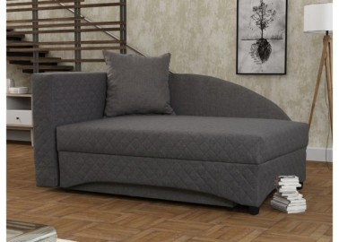 Dailus, patogus ir kompaktiškas išskleidžiamas miegamasis fotelis su pagalvėle pilkos spalvos
