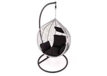 EGGY garden chair black  grey9