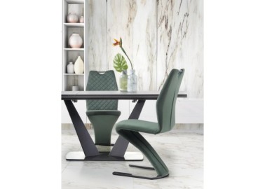 FANGOR extension table color top - dark grey legs - black6