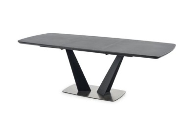 FANGOR extension table color top - dark grey legs - black13