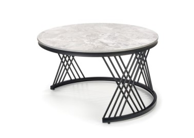 FLAMINGO set of 2 coffee tables grey marble6