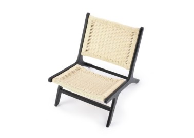 FODEN leisure chair black  natural2