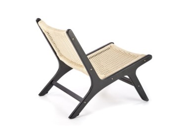 FODEN leisure chair black  natural6