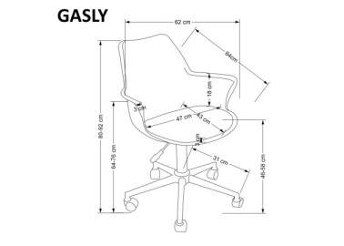 GASLY chair pink1