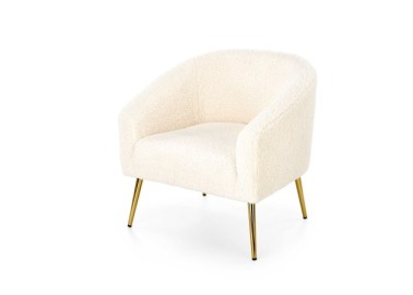 GRIFON leisure armchair cream  gold3