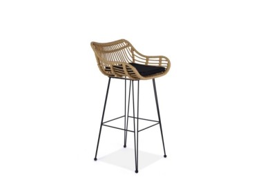H105 bar stool color natural  black1