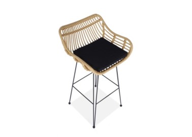 H105 bar stool color natural  black4