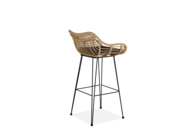 H105 bar stool color natural  black9