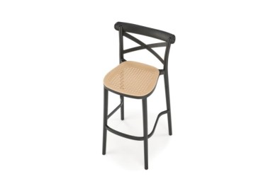 H111 bar stool black  natural6