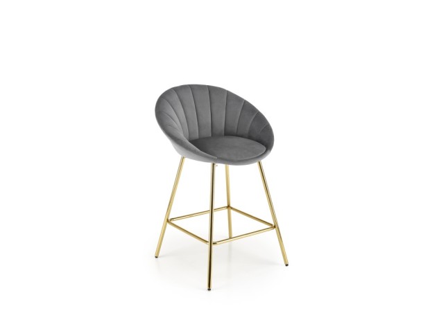 H112 bar stool grey  gold0