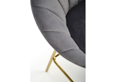 H112 bar stool grey  gold2