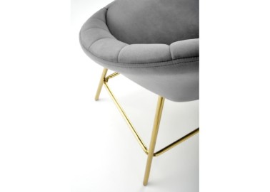 H112 bar stool grey  gold8