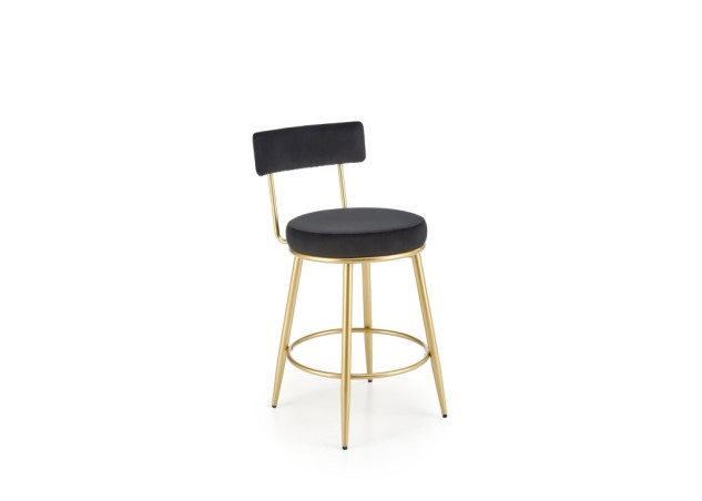 H115 bar stool black  gold0