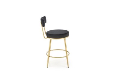 H115 bar stool black  gold6