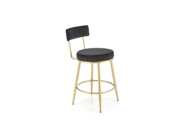 H115 bar stool black  gold7