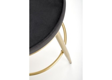 H115 bar stool black  gold9