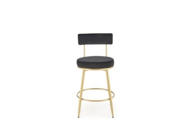 H115 bar stool black  gold12