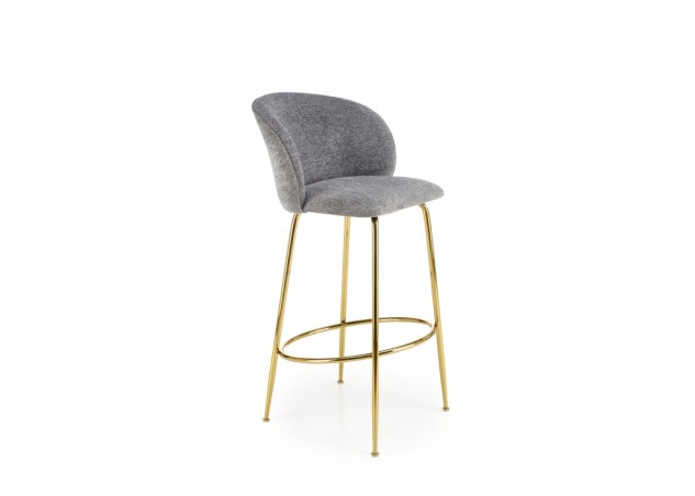 H116 bar stool grey  gold0